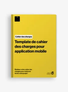 Page de couverture pour le template de cahier des charges