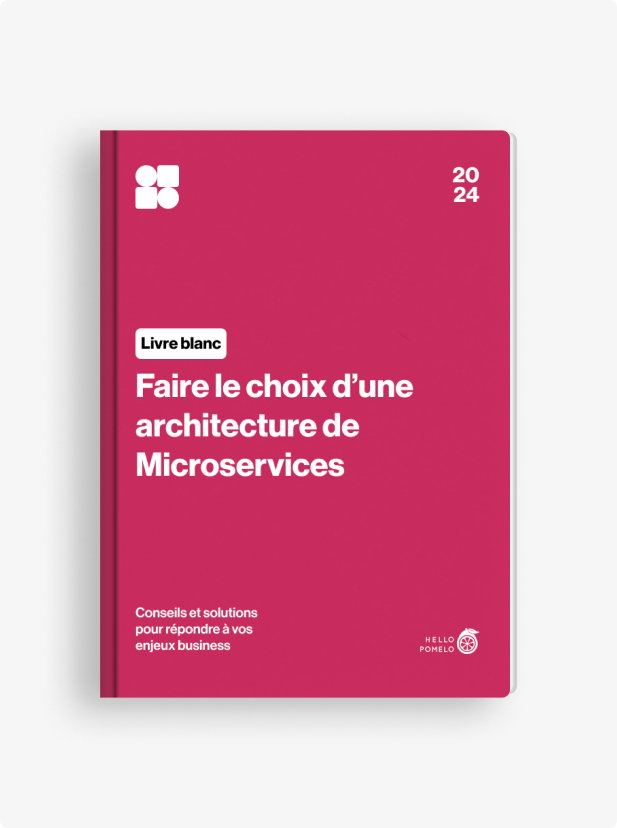 Couverture du livre blanc "Faire le choix d'une architecture de Microservices"