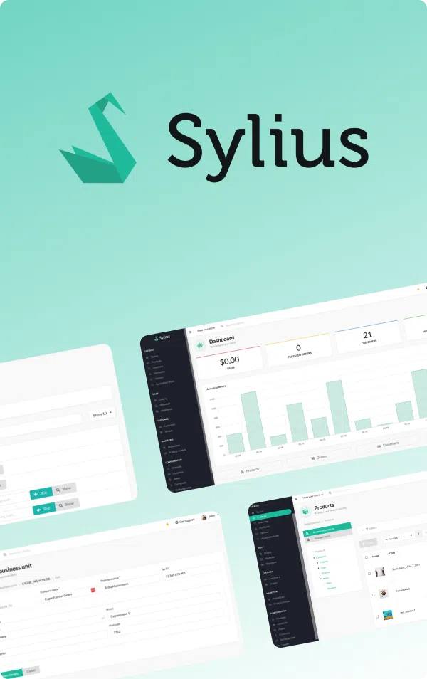 Interface sylius